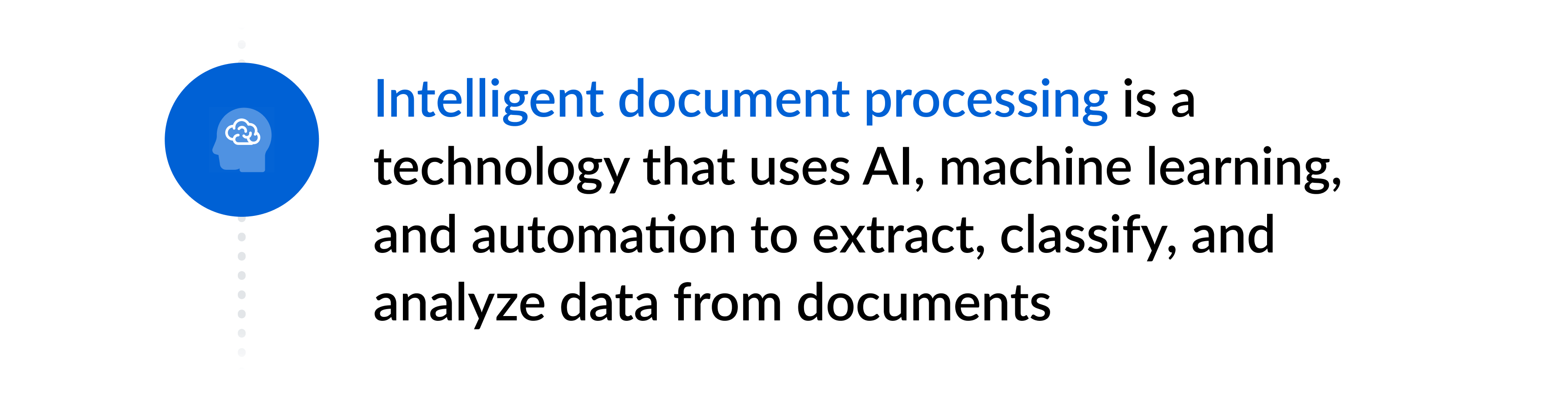 Intelligent document processing definition