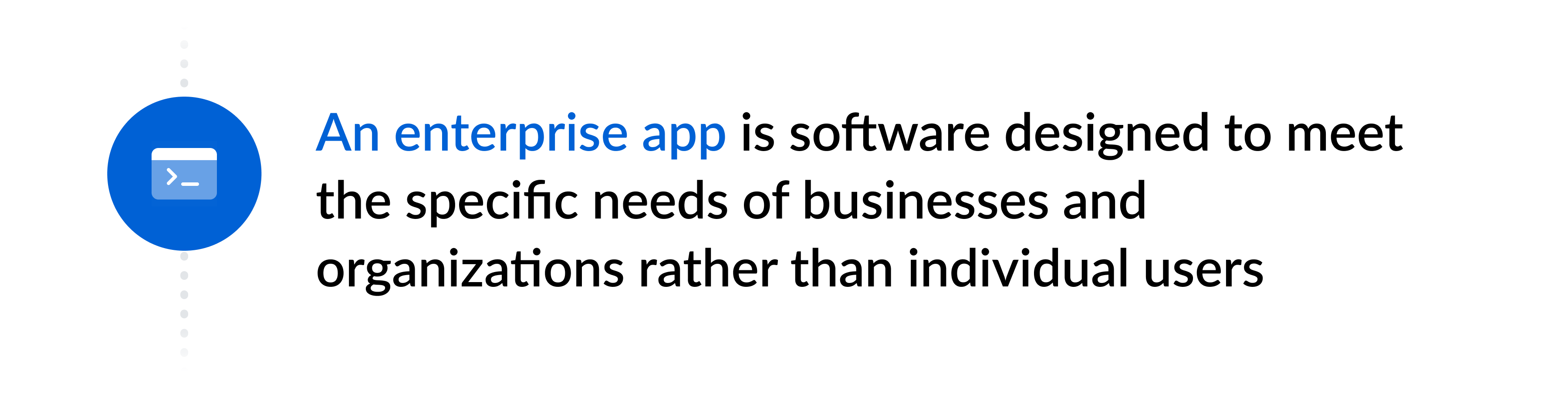 Enterprise application definition