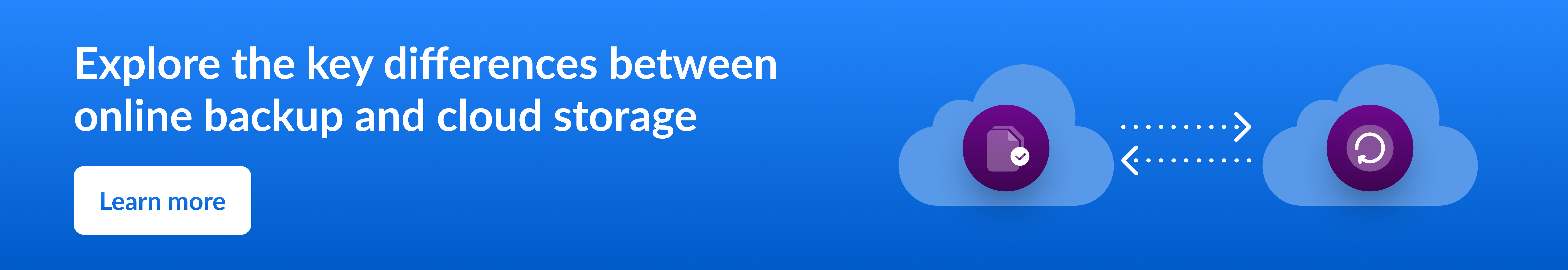 Understand the key differences between online backup and cloud storage