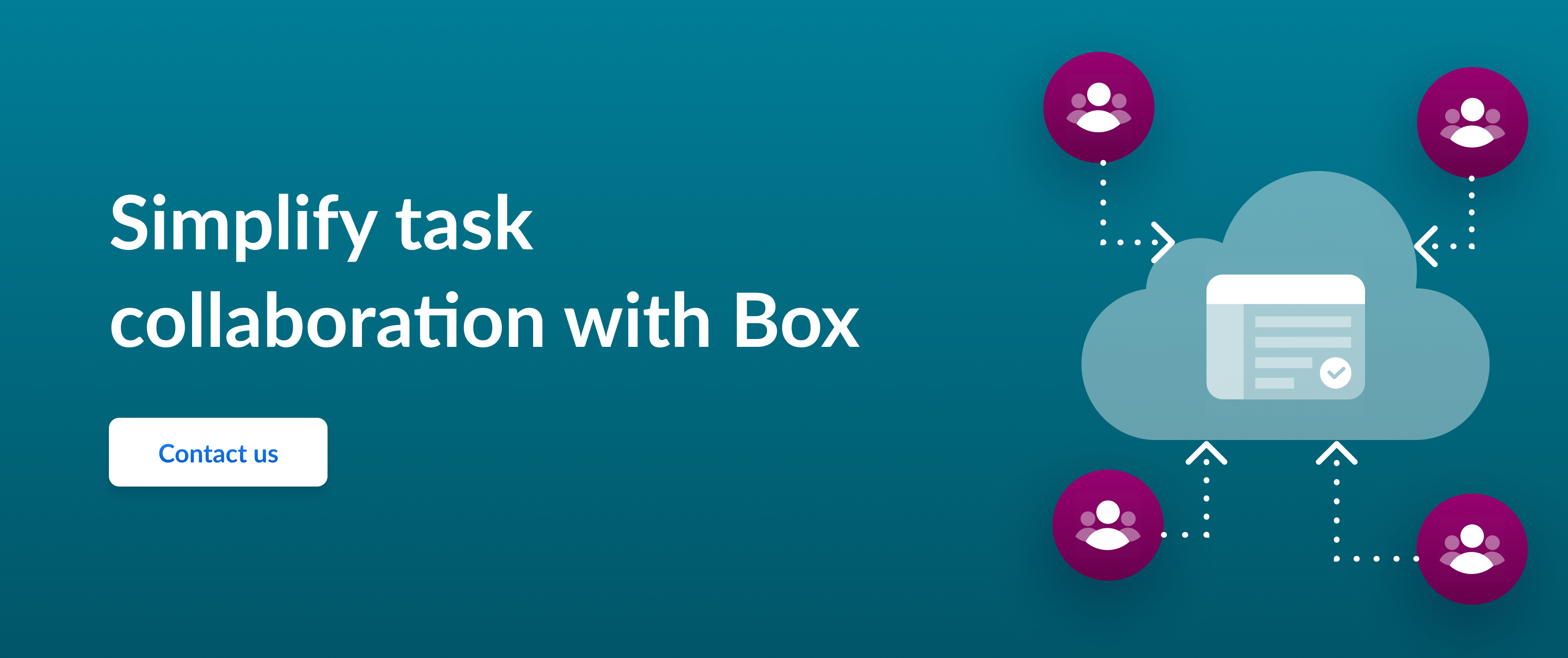 Call to action to simplify task collaboration with Box