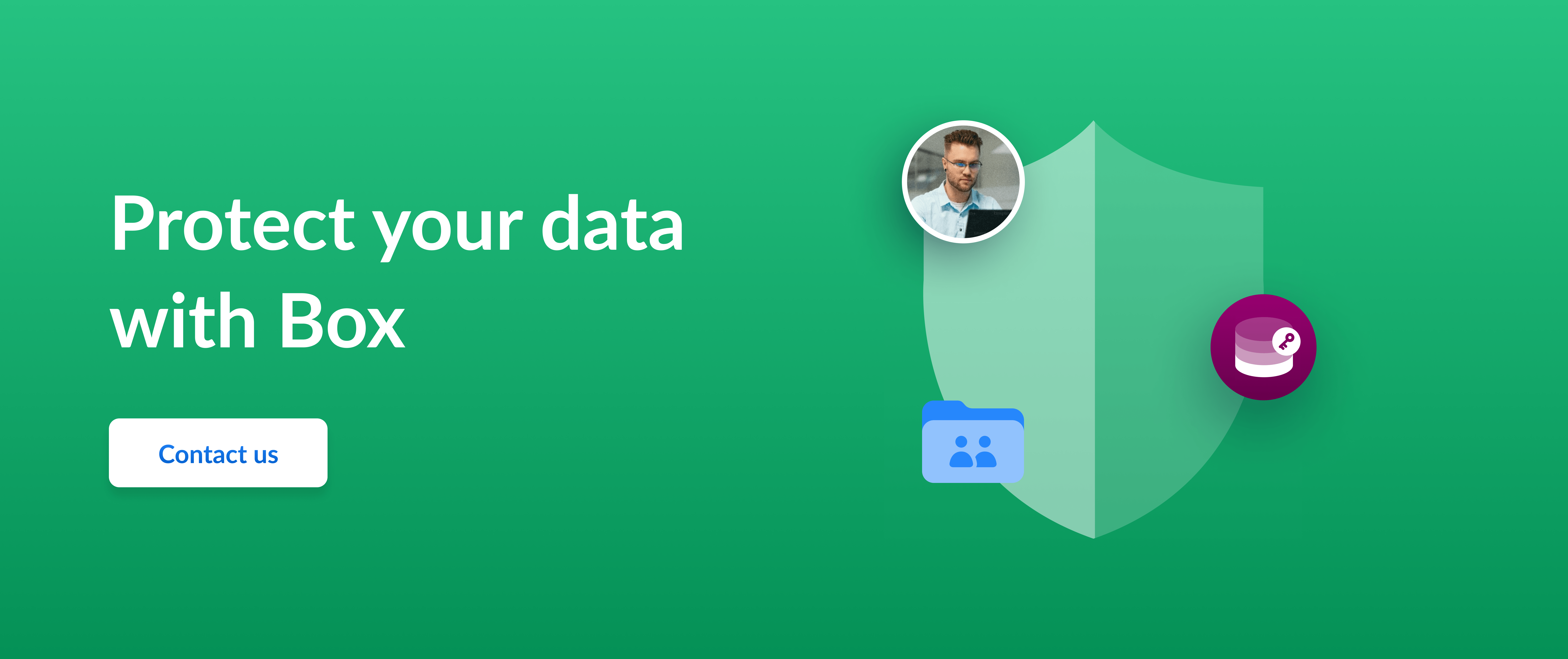 Call to action to contact Box to protect your data from leaks