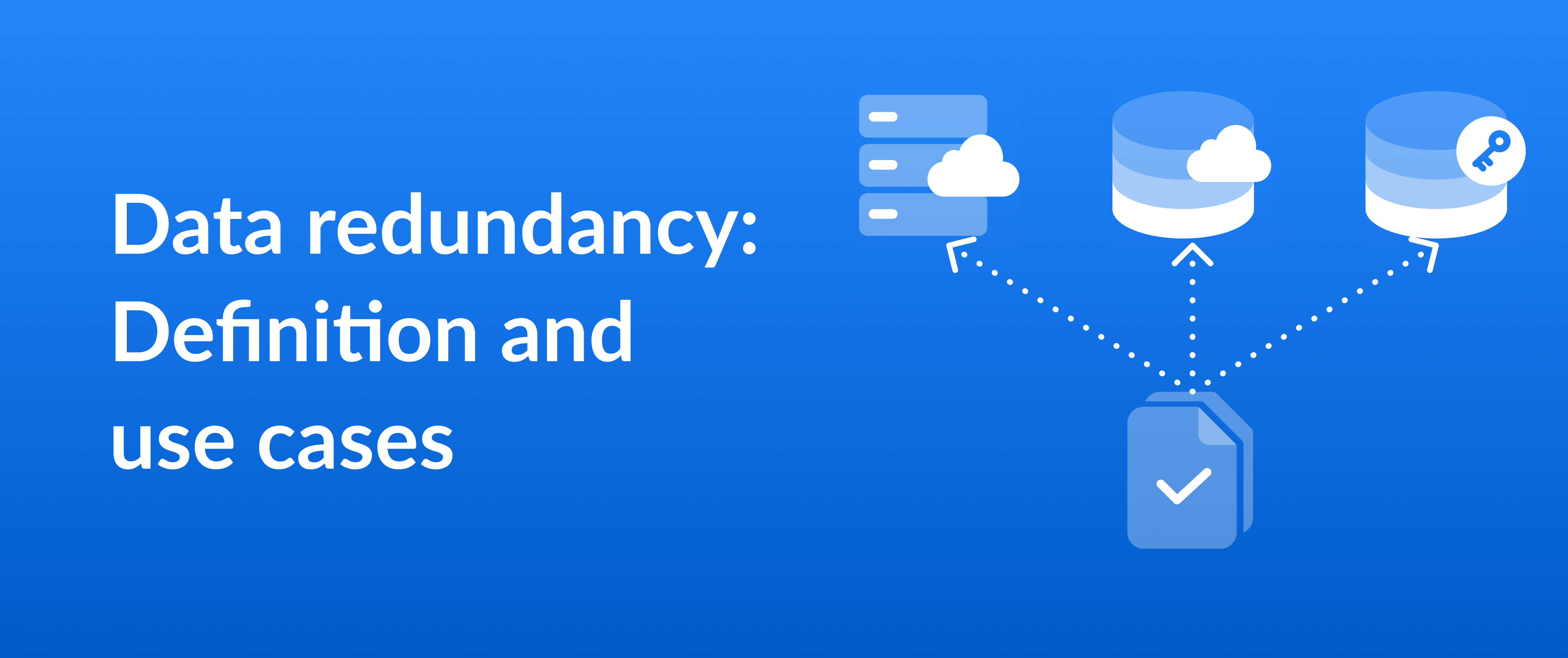 Thumbnail for a blog post on data redundancy
