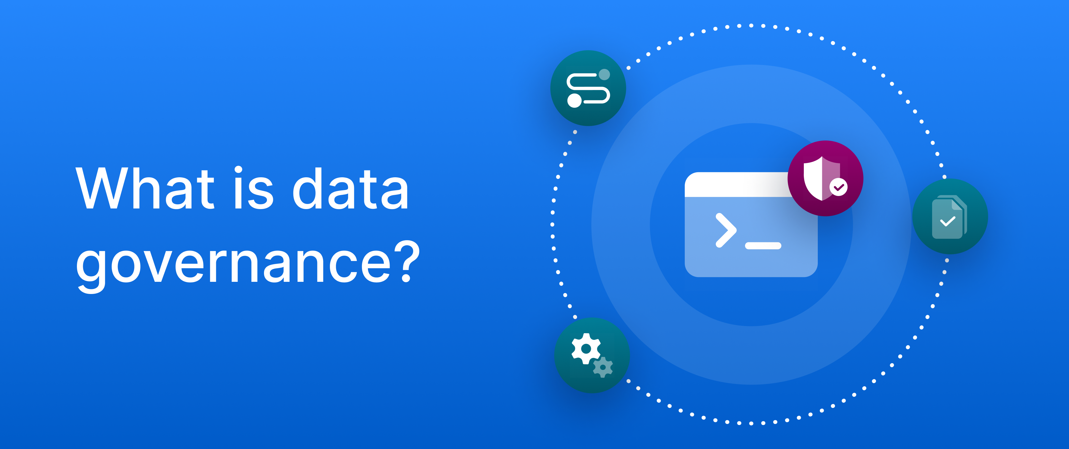Cover image for a blog on “What is data governance?
